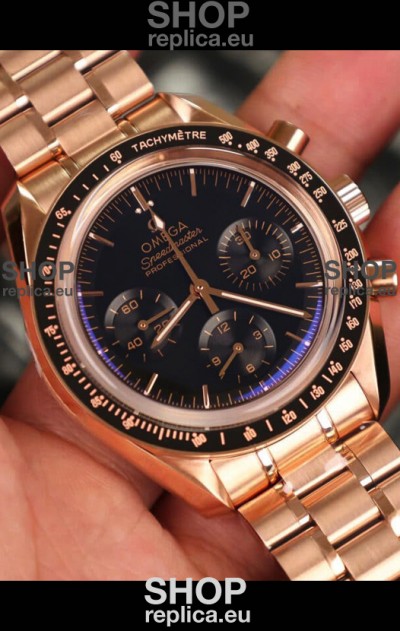 Omega Speedmaster Professional Moonwatch Rose Gold Swiss Replica