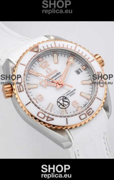 Omega Seamaster Planet Ocean Swiss Watch 39MM - 1:1 Mirror Replica Leather Strap
