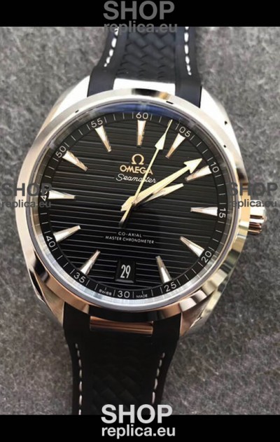 Omega Seamaster Aquaterra 41MM 1:1 Mirror Swiss Replica Watch in Black Dial