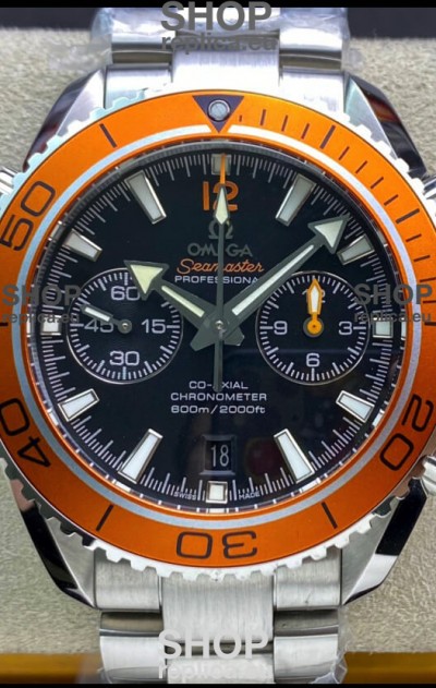 Omega Planet Ocean 600M Chronograph 904L Steel 1:1 Mirror Replica Watch