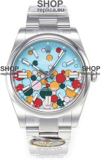 Rolex Oyster Perpetual Super Clone REF# 124300 Celebration Dial in 41MM ETA 3230 Replica Watch 