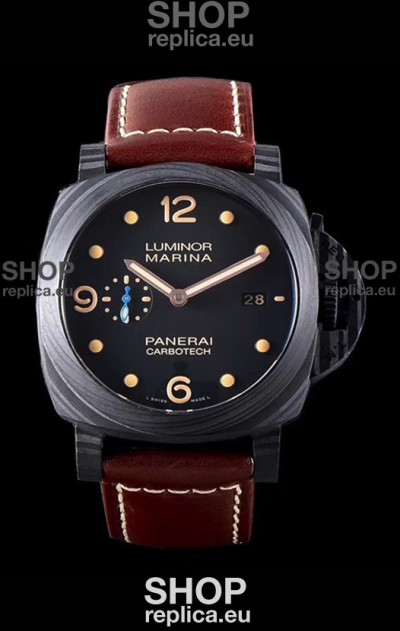 Panerai Luminor Marina PAM661 Carbotech 1:1 Mirror Replica Watch 2020 Improved Version