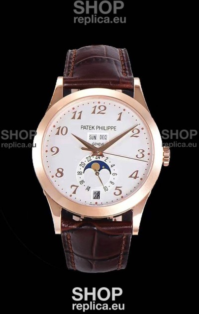 Patek Philippe Annual Calendar 5396R-012 Complications Swiss Replica Watch in White Dial