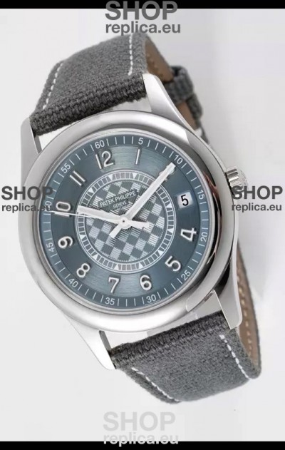Patek Philippe Calatrava 6007 Grey Dial 904L Steel Casing 1:1 Mirror Replica Watch