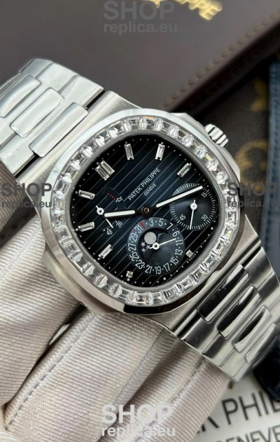 Patek Philippe Nautilus 5712G 1:1 Quality Swiss Replica Watch in Blue Dial