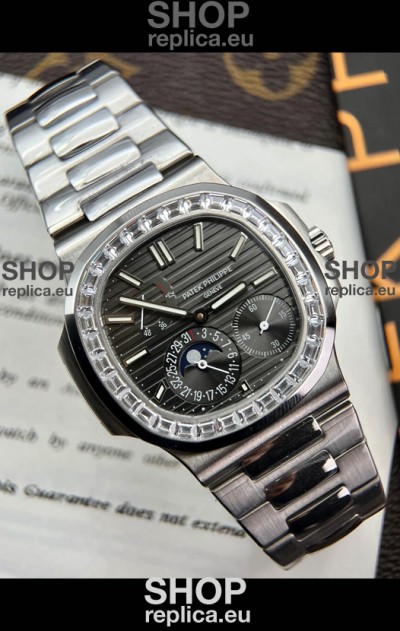 Patek Philippe Nautilus 5712G 1:1 Quality Swiss Replica Watch in Grey Dial