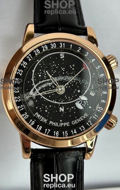Patek Philippe 6104G Grand Complications Automatic Rose Gold 1:1 Mirror Replica Watch 