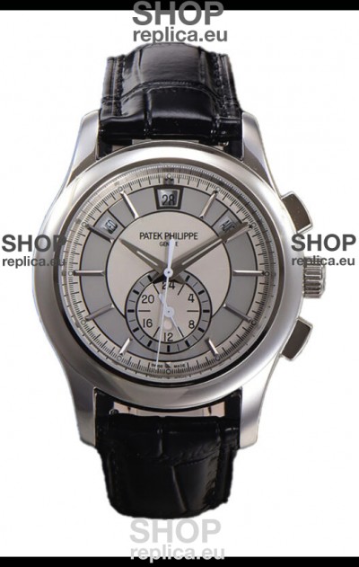 Patek Philippe 5205 Complications Moonphase White Dial 1:1 Mirror Swiss Replica Watch