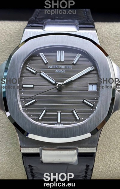 Patek Philippe Nautilus 5711G-001 904L Steel 2023 Updated Mirror Replica Watch - Grey Dial