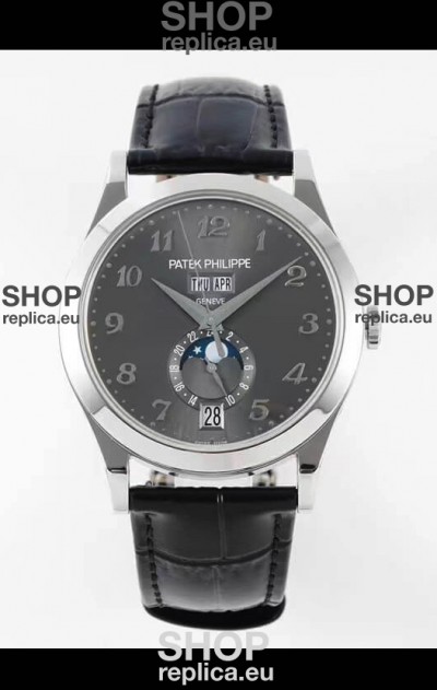 Patek Philippe Annual Calendar 5396G-014 Complications Swiss Replica Watch in Grey Dial