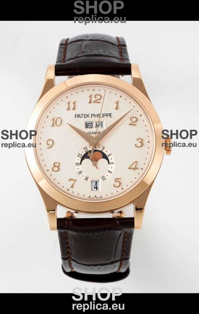Patek Philippe Annual Calendar 5396R-012 Complications Swiss Replica Watch in White Dial