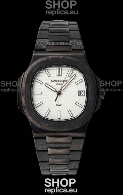 Patek Philippe Nautilus 5711 DiW Edition Ceramic/Carbon 1:1 Mirror Swiss Replica Watch