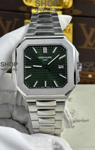Patek Philippe Cubitus 5821 904L Steel Casing Green Dial Swiss Replica Watch 