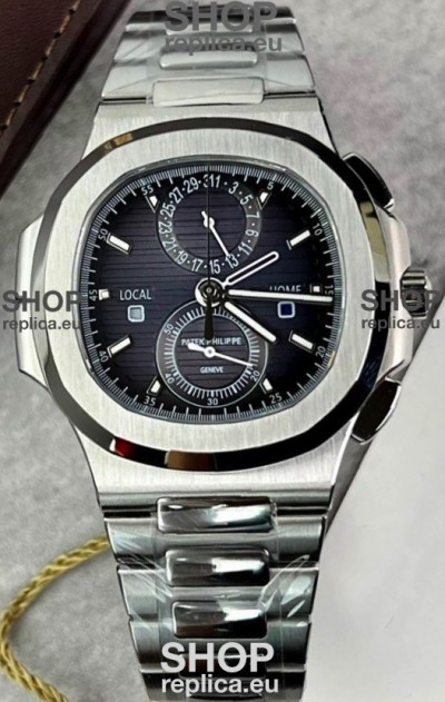 Patek Philippe Nautilus 5990/1A 904L Steel Case in Black Dial - 1:1 Mirror Replica