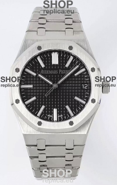 Audemars Piguet Royal Oak 15510 41MM 50th Anniversary Black Dial 904L Steel 1:1 Mirror Replica