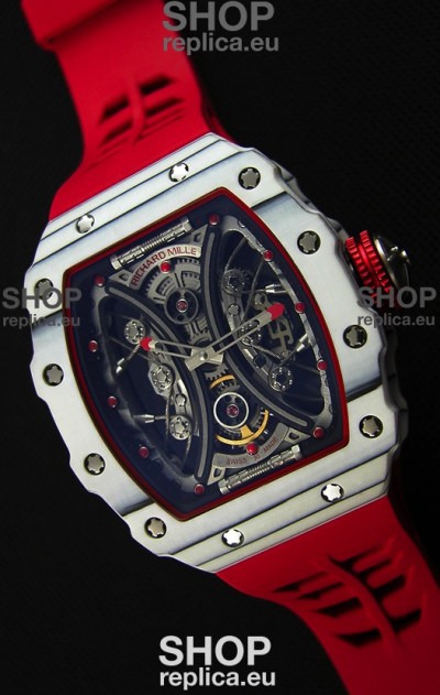 Richard Mille RM53-01 Pablo Mac Donough White Carbon Case Swiss Replica Watch 