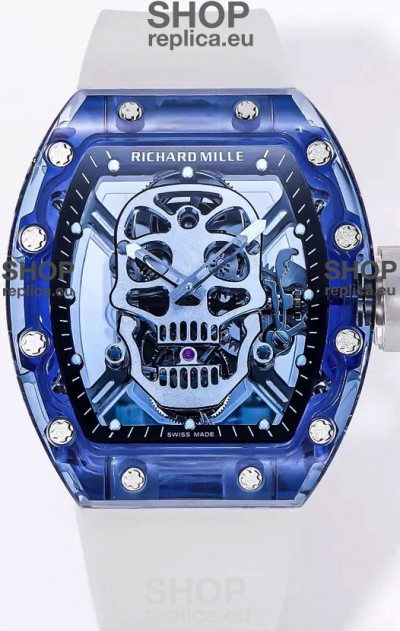 Richard Mille RM52-01 Sapphire Casing with Genuine Tourbillon Movement 1:1 Ultimate Replica