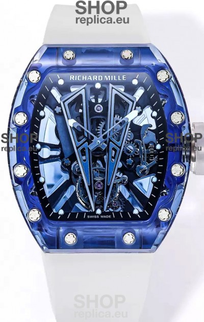 Richard Mille RM27-03 Sapphire Casing with Genuine Tourbillon Movement 1:1 Ultimate Replica