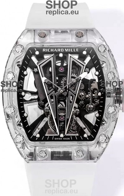 Richard Mille RM27-03 Sapphire Casing with Genuine Tourbillon Movement 1:1 Ultimate Replica