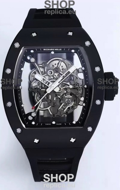 Richard Mille RM055 Ceramic Casing with Genuine Tourbillon Super Clone Watch