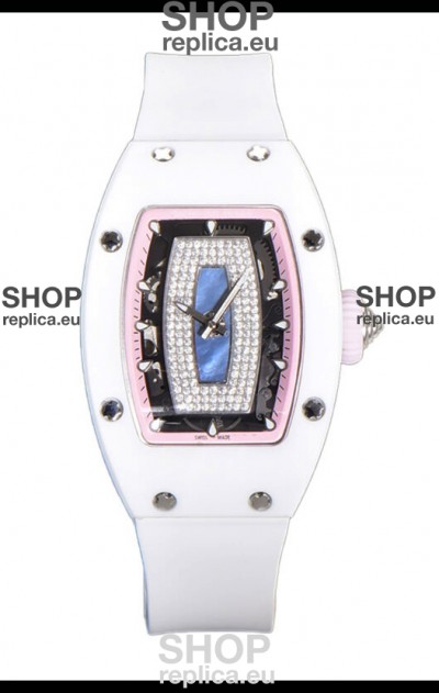 Richard Mille RM007 White Ceramic Pearl Dial Automatic Superclone Swiss Replica Watch