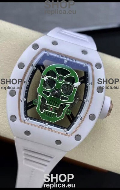 Richard Mille RM052-01 Skull Genuine Tourbillon Edition Watch in Ceramic Casing