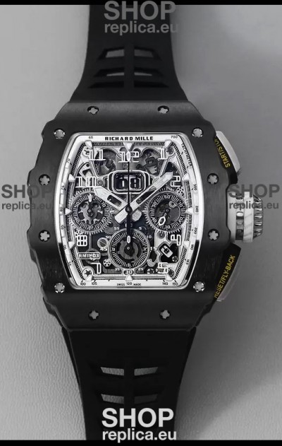 Richard Mille RM11-03 Titanium/Black Ceramic 1:1 Mirror Quality Swiss Replica Watch