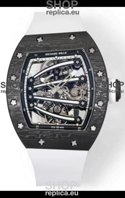 Richard Mille Super Clone RM59-01 Carbon NTPT Case Black Dial Swiss Replica Watch