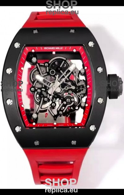 Richard Mille Super Clone RM055 Ceramic Casing with Genuine Tourbillon Watch 