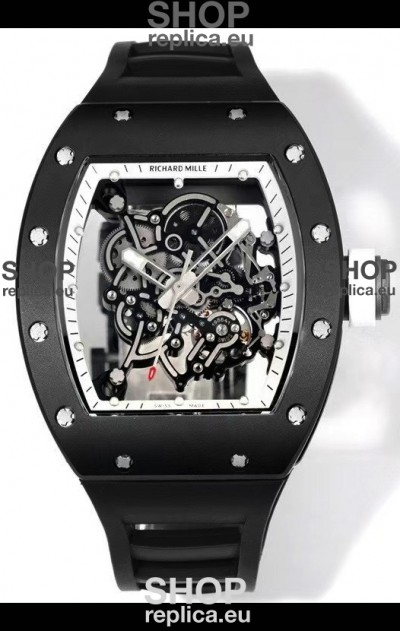 Richard Mille Super Clone RM055 Ceramic Casing with Genuine Tourbillon Watch 