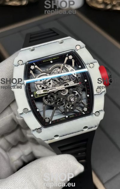 Richard Mille RM35-01 Rafael Nadal Carbon Fiber Casing with Genuine Tourbillon Super Clone Watch