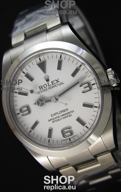 Rolex Explorer I 214270 White Dial - The Ultimate Best Edition Swiss Replica Watch