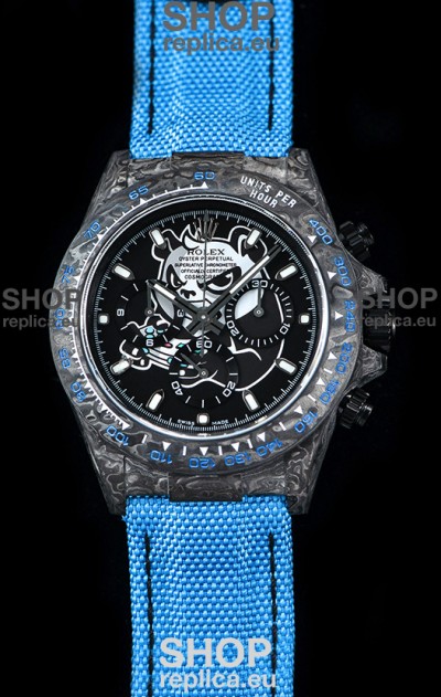 Rolex Daytona CHRONUSART Forged Cabon Casing 1:1 Mirror Replica Multicolored Dial