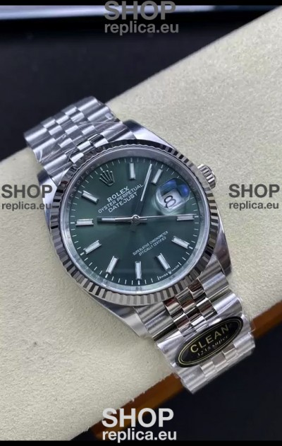 Rolex Datejust Cal.3235 Movement 1:1 Mirror Replica 904L Steel 36MM - Green Dial