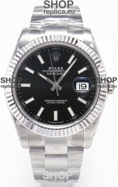 Rolex Datejust 126334 41MM ETA3235 72 Hours Power Black Dial Oyster 1:1 Mirror Replica