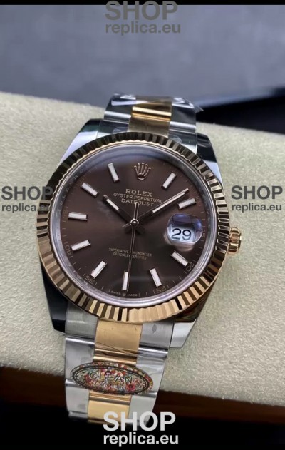 Rolex Datejust 126331 41MM ETA 3235 Swiss 1:1 Mirror Replica Watch in Rose Gold 904L Steel