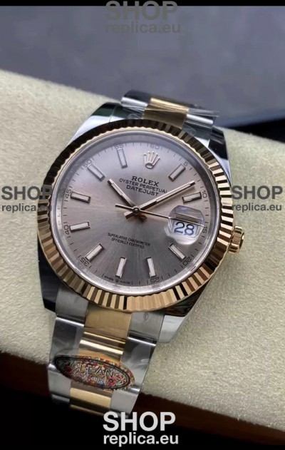 Rolex Datejust 126331 41MM ETA 3235 Swiss 1:1 Mirror Replica Watch in Rose Gold 904L Steel