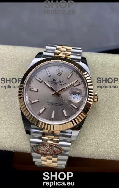 Rolex Datejust 126331 41MM ETA 3235 Swiss 1:1 Mirror Replica Watch in Rose Gold 904L Steel