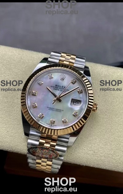 Rolex Datejust 126331 41MM ETA 3235 Swiss 1:1 Mirror Replica Watch in Rose Gold 904L Steel