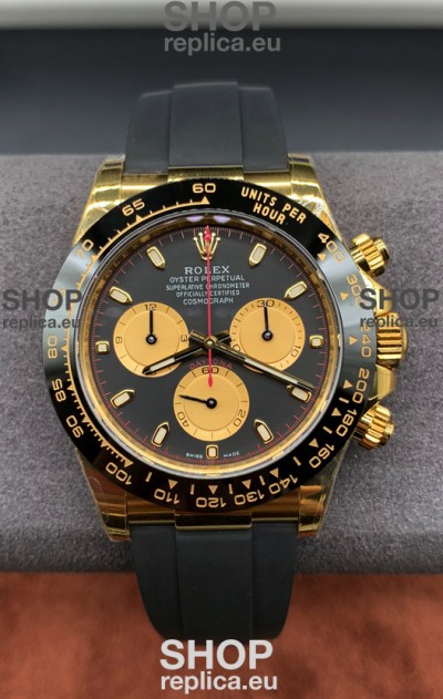 Rolex Daytona Super Clone M126518 Yellow Gold Grey Dial Original Cal.4131 Movement