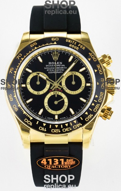 Rolex Cosmograph Daytona M126518 Yellow Gold Black Dial Original Cal.4131 Movement