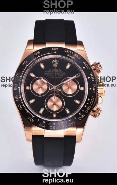 Rolex Cosmograph Daytona M116515 Rose Gold Original Cal.4130 Movement - 904L Steel Watch