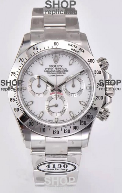 Rolex Cosmograph Daytona M116520-78590 Original Cal.4130 Movement - 904L Steel Watch