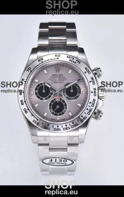 Rolex Cosmograph Daytona M116509 Original Cal.4130 Movement - 904L Steel Watch Grey Dial