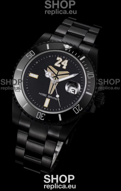 Rolex Submariner Swiss Kobe Bryant Edition Swiss Replica Watch in PVD Coated Case