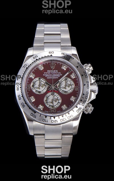 Rolex Daytona Stainless Steel Watch with Original Cal.4130 Movement - 1:1 Mirror 904L Steel Watch
