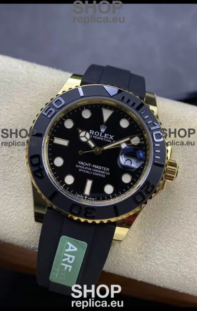 Rolex Yachtmaster m126655 Yellow Gold 42MM Cal.3135 Swiss 1:1 Ultimate 904L Steel Watch