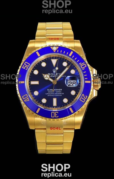 Rolex Submariner 41MM Gold 126618LB - Replica 1:1 Mirror - Ultimate 904L Steel Watch