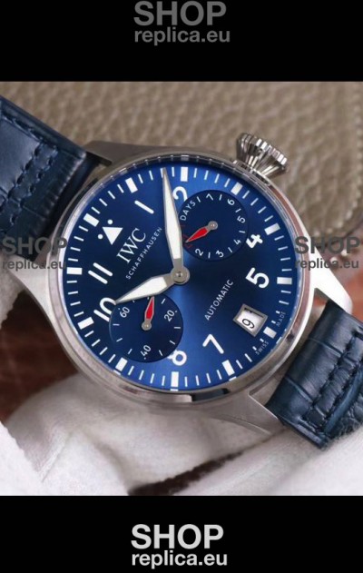 IWC Big Pilot Power Reserve Edition Swiss Replica Watch in Blue Dial 1:1 Mirror Quality
