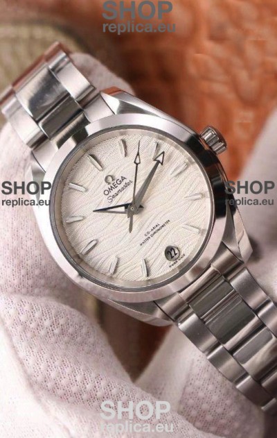 Omega Seamaster Aquaterra 150M 34MM Swiss Replica Watch in White Dial